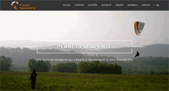 Desktop Screenshot of planet-parapente.com